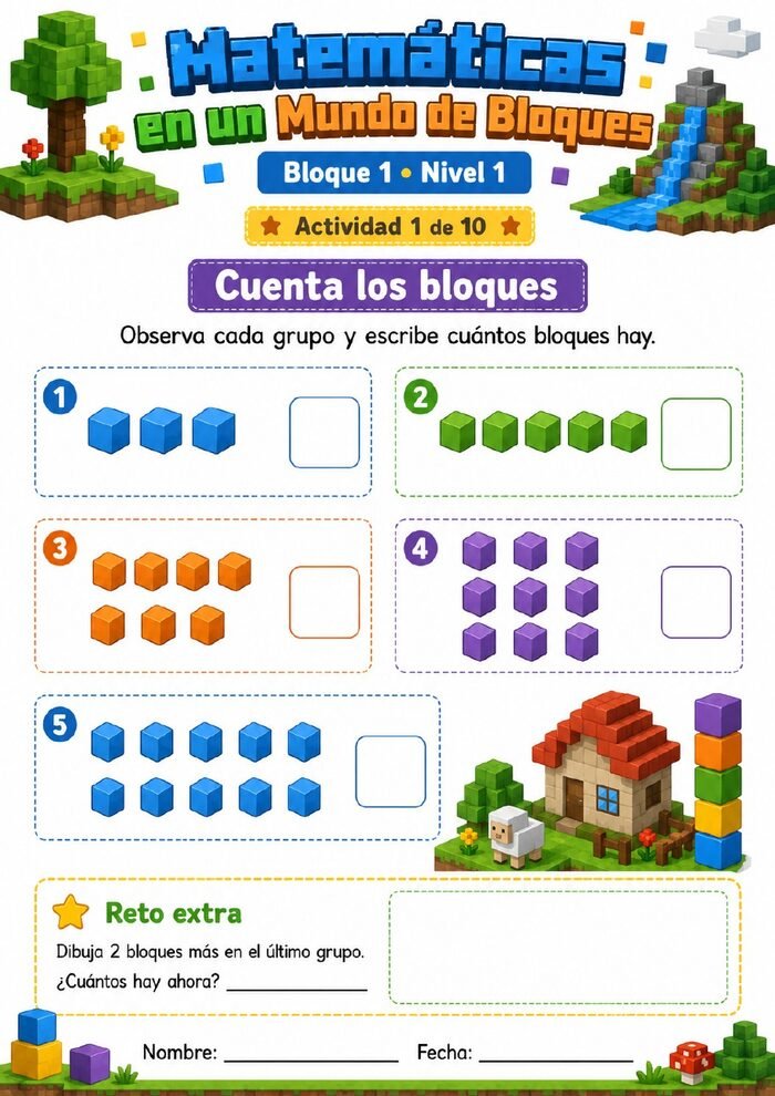 Actividad: cuenta los bloques